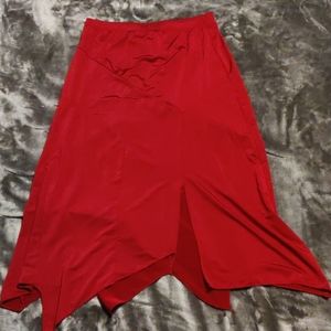 Skirt maroon